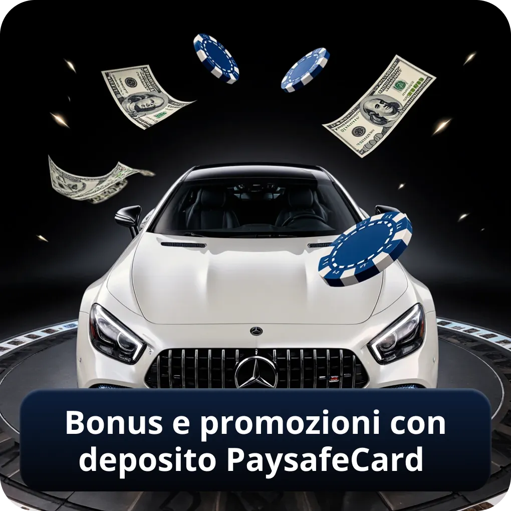 Bonus e promozioni con deposito PaysafeCard nei casino non AAMS