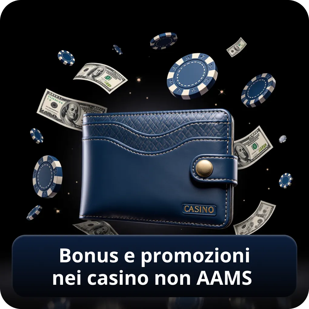 Bonus e promozioni nei casino non AAMS
