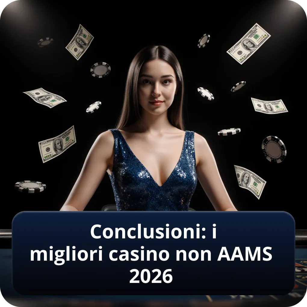 Conclusioni sui migliori casino non AAMS 2026