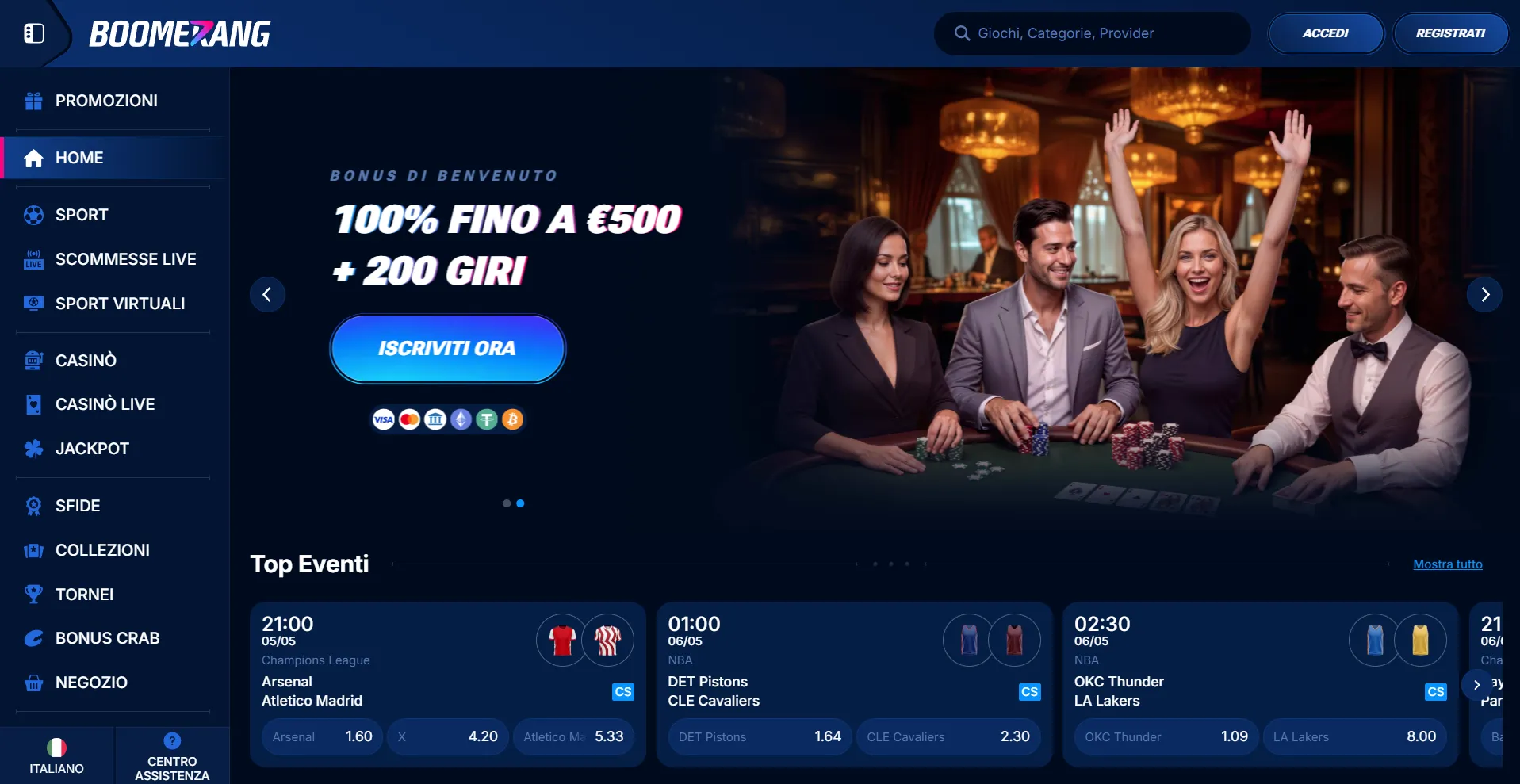 Licenze europee nei casino non AAMS che accettano PayPal