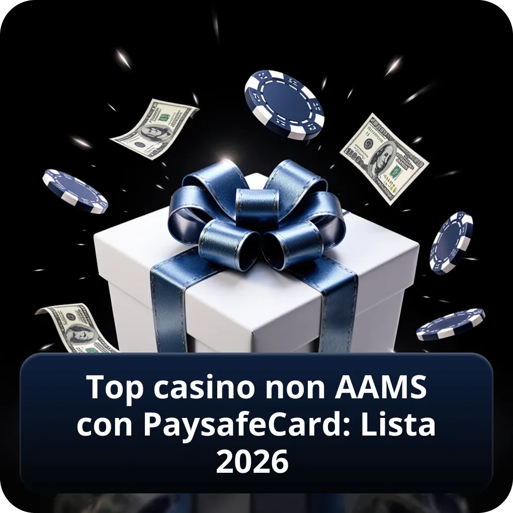 Top casino non AAMS con PaysafeCard lista 2026